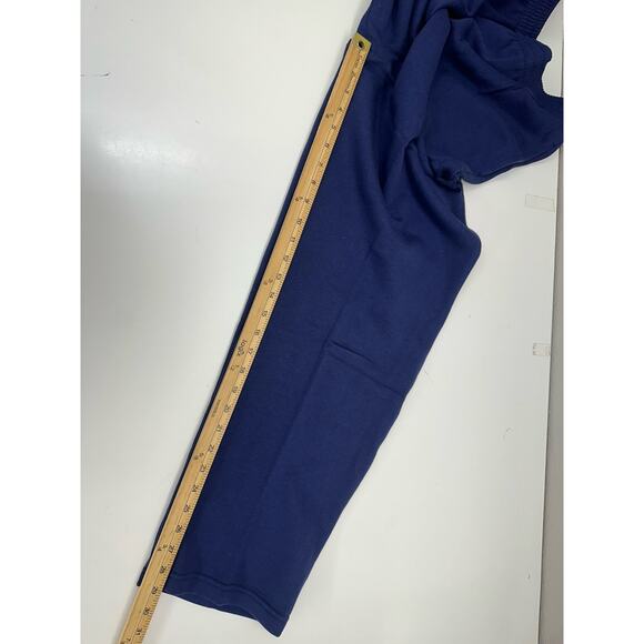 National Womens Two Piece Pant Set Size XL Navy Blue Cardigan and Sweatpants - Picture 15 of 16